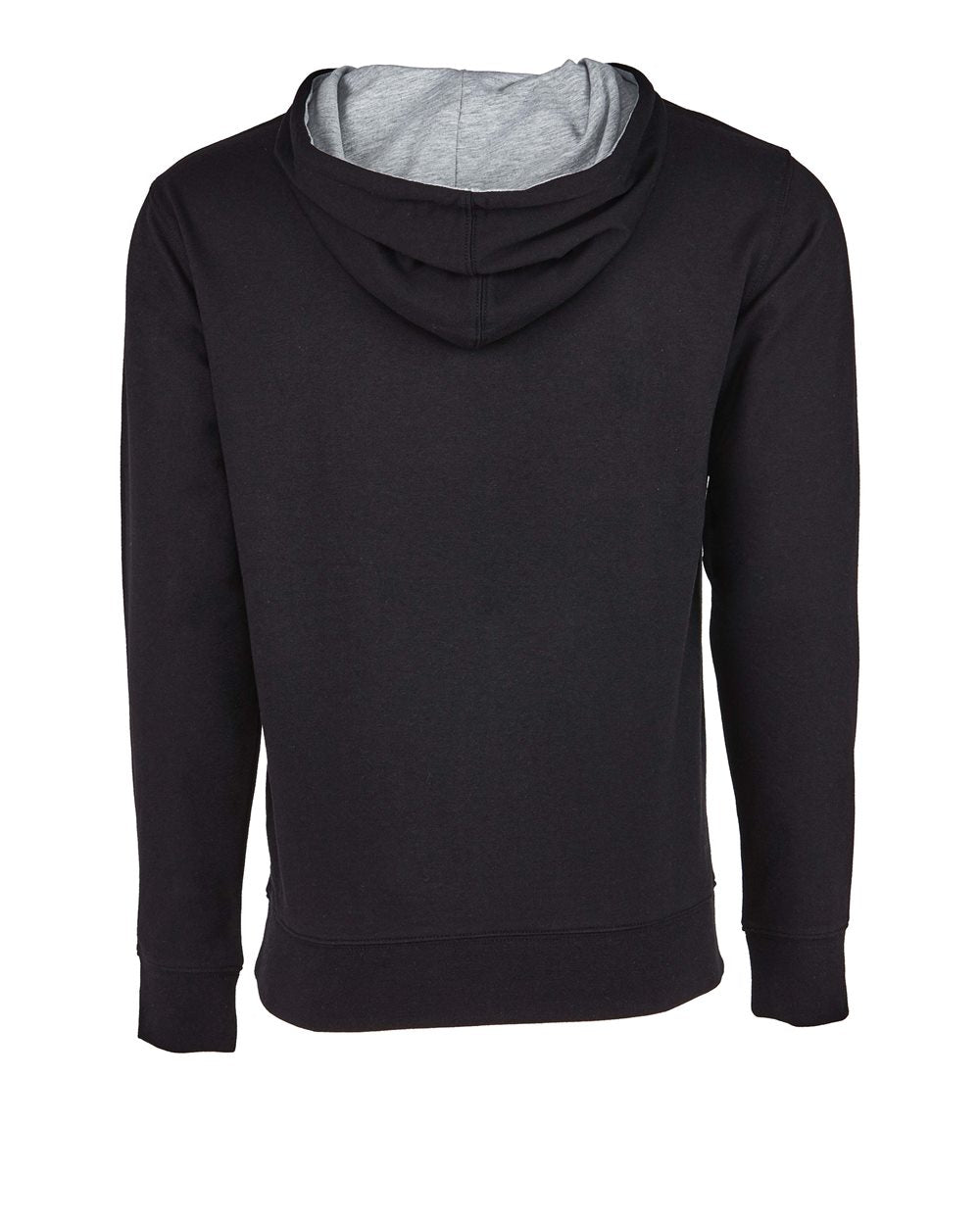 Next Level Laguna Hoodie 9301 #color_Black/ Heather Grey