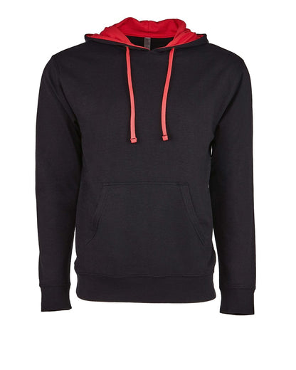 Next Level Laguna Hoodie 9301 #color_Black/ Red