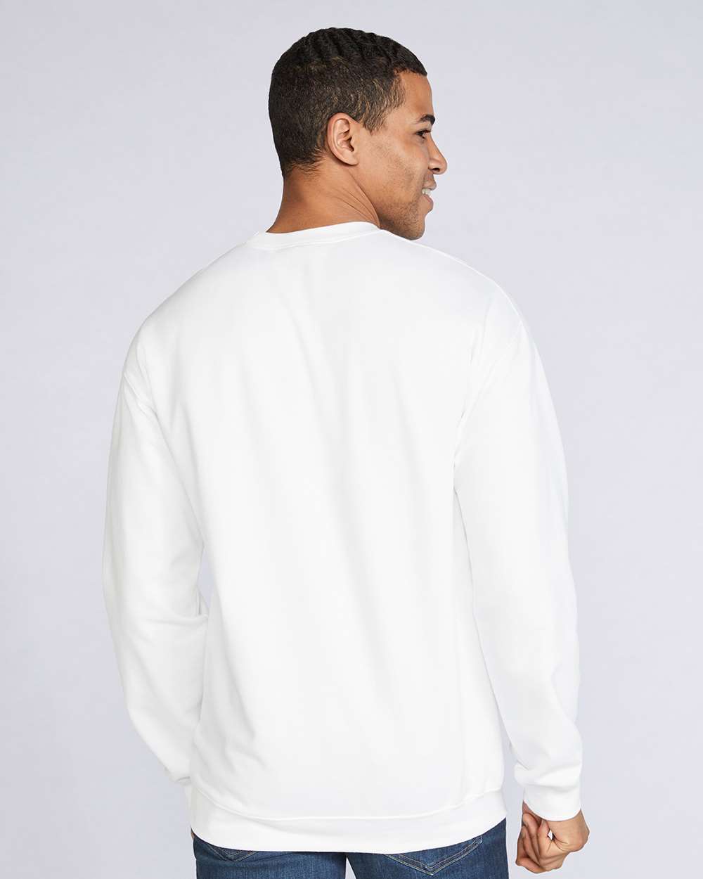 Gildan Softstyle® Midweight Crewneck Sweatshirt SF000 #colormdl_White