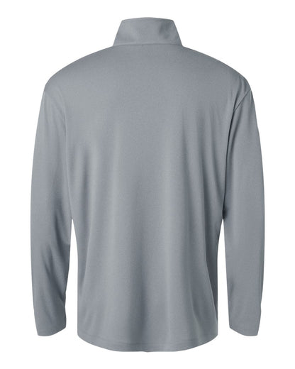 AllPro Pro-Lock Performance Quarter-Zip Pullover 41870 #color_Heather Steel