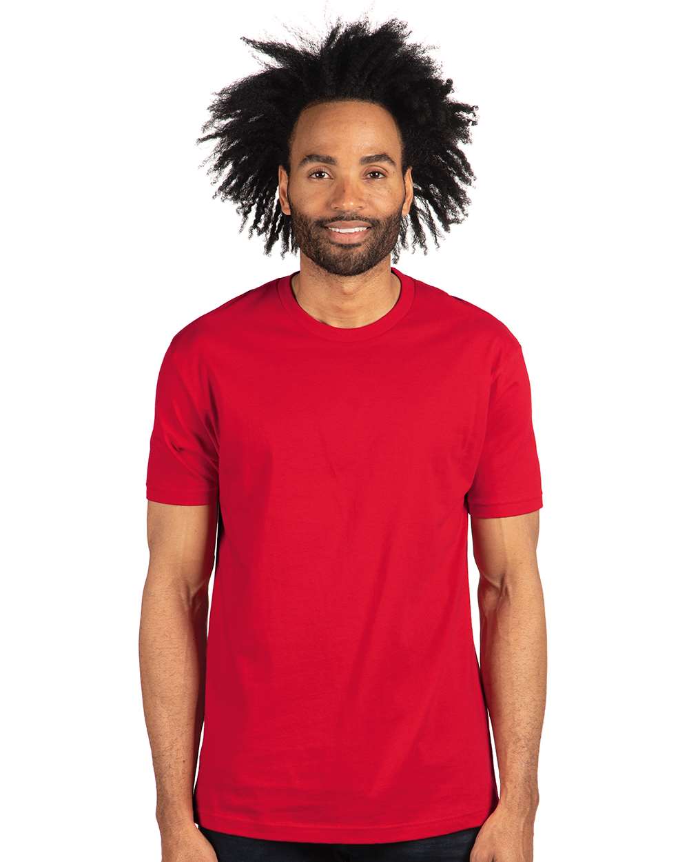 Next Level Cotton T-Shirt 3600 #colormdl_Red