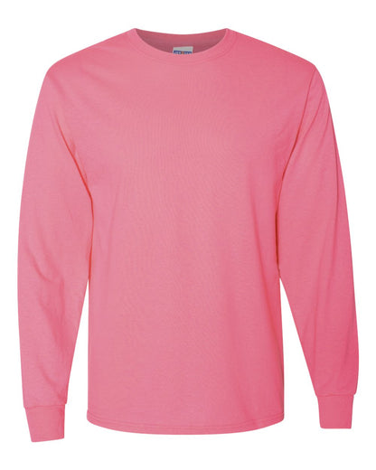 JERZEES Dri-Power® Long Sleeve 50/50 T-Shirt 29LSR #color_Neon Pink