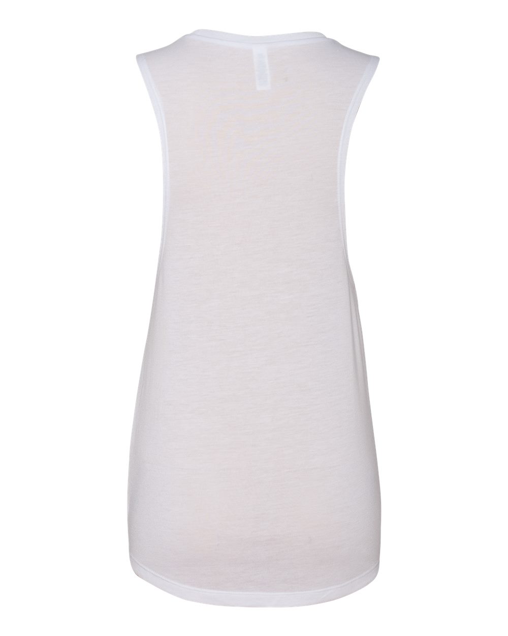 BELLA + CANVAS Women's Flowy Scoop Muscle Tank 8803 #color_White