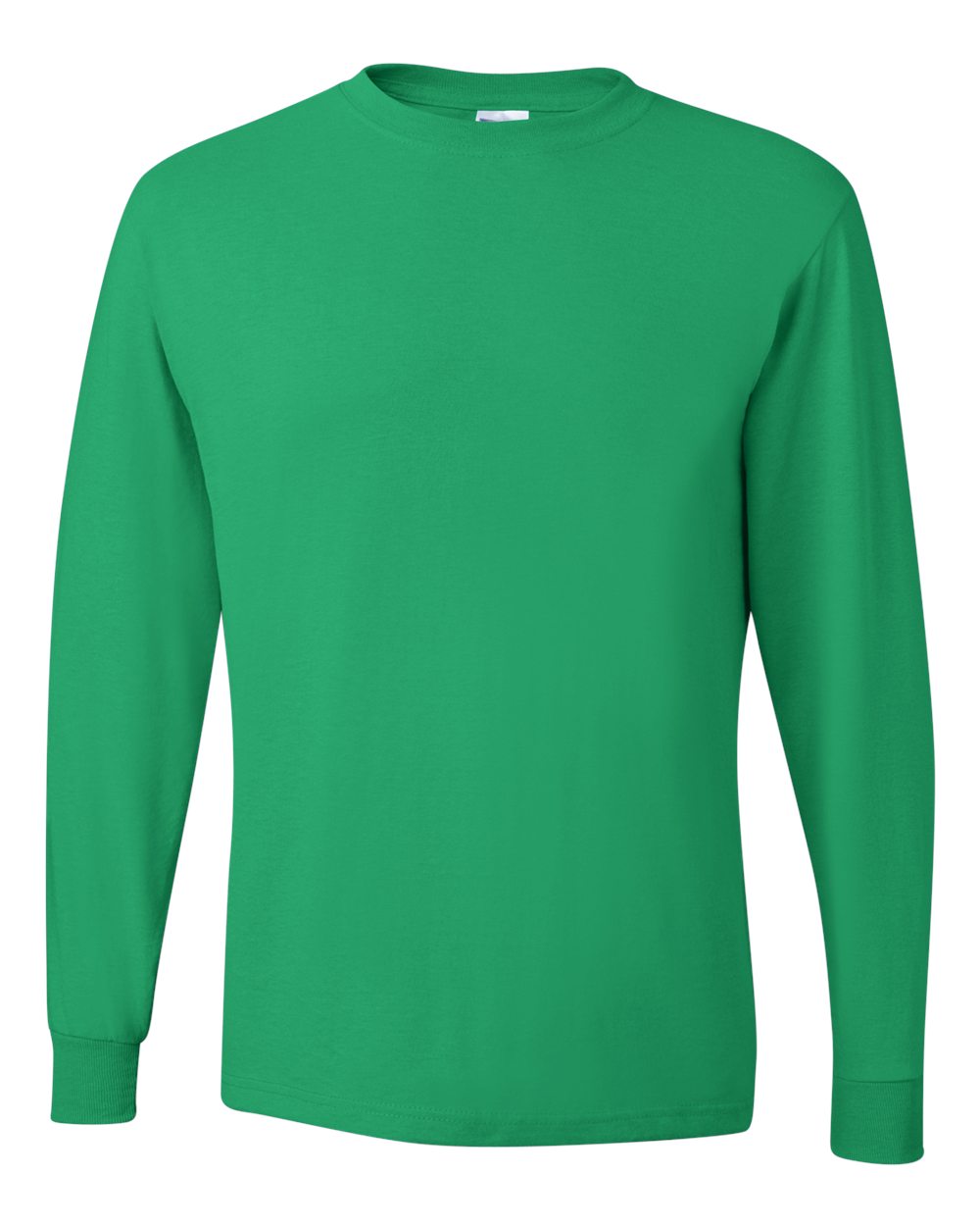 JERZEES Dri-Power® Long Sleeve 50/50 T-Shirt 29LSR #color_Kelly