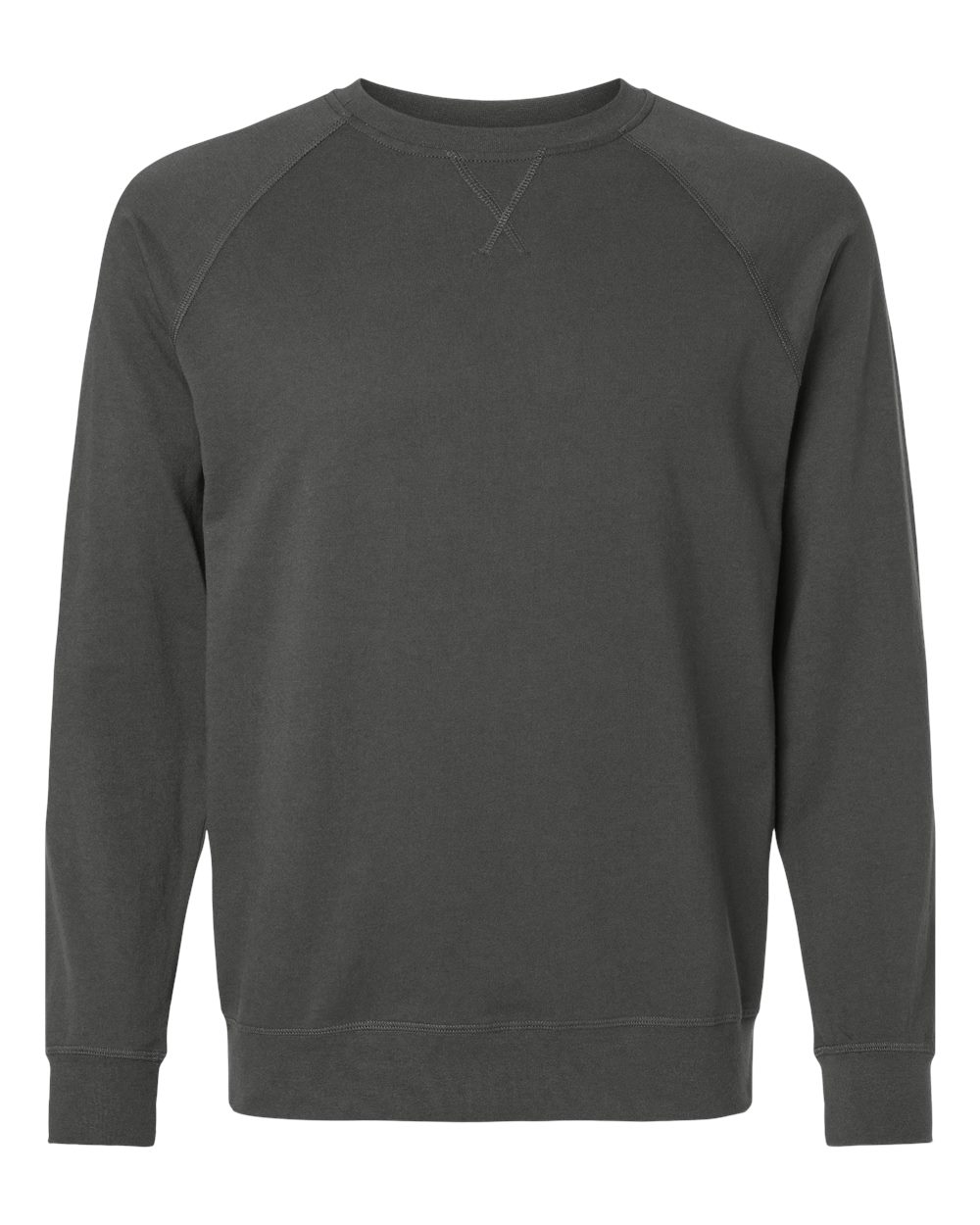 Next Level Laguna Raglan Crewneck Sweatshirt 9000 #color_Heavy Metal