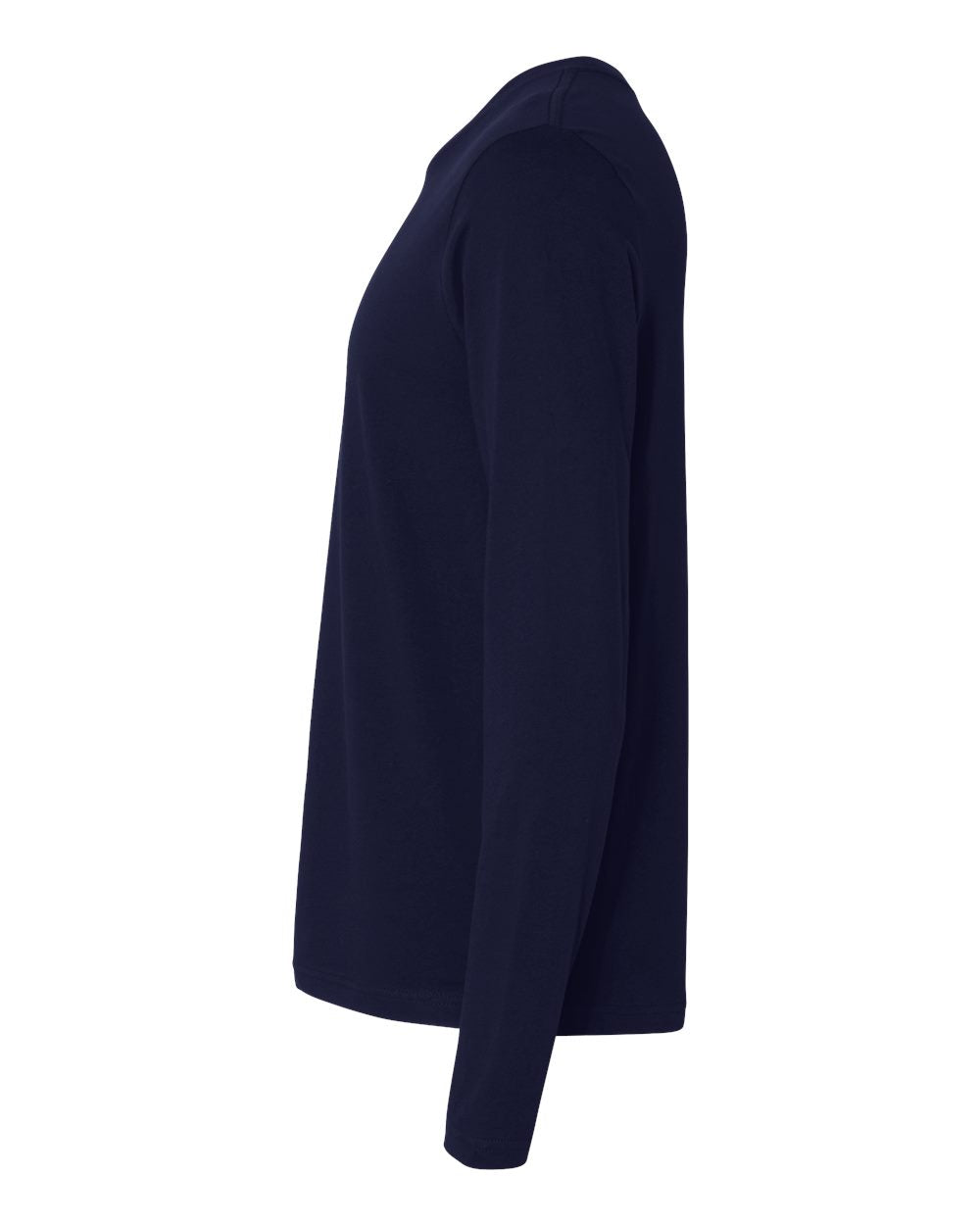 Next Level Cotton Long Sleeve T-Shirt 3601 #color_Midnight Navy