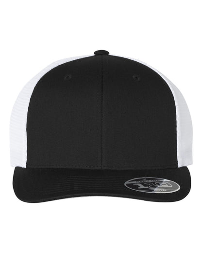 Flexfit 110® Mesh-Back Cap 110M #color_Black/ White