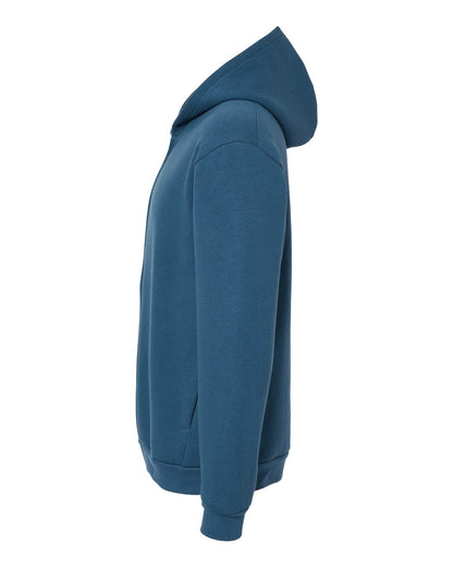 American Apparel ReFlex Fleece Full-Zip Hoodie RF497 #color_Sea Blue
