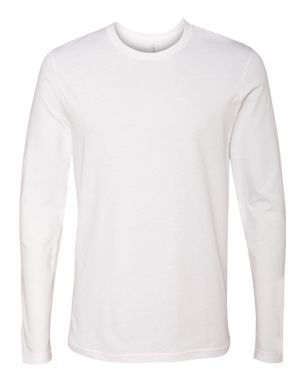 Next Level Cotton Long Sleeve T-Shirt 3601 #color_White