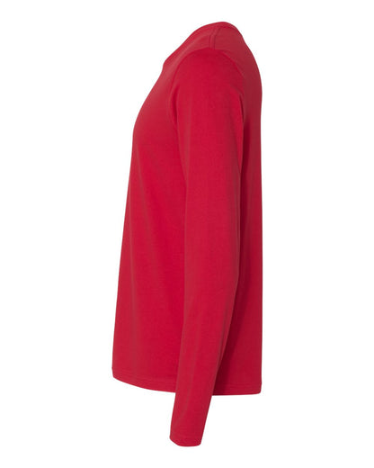 Next Level Cotton Long Sleeve T-Shirt 3601 #color_Red