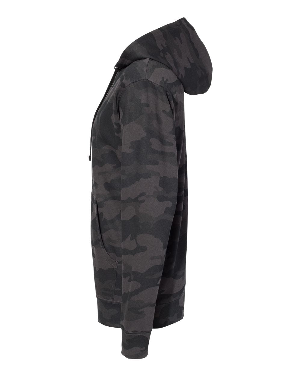 Independent Trading Co. Midweight Hooded Sweatshirt SS4500 #color_Black Camo