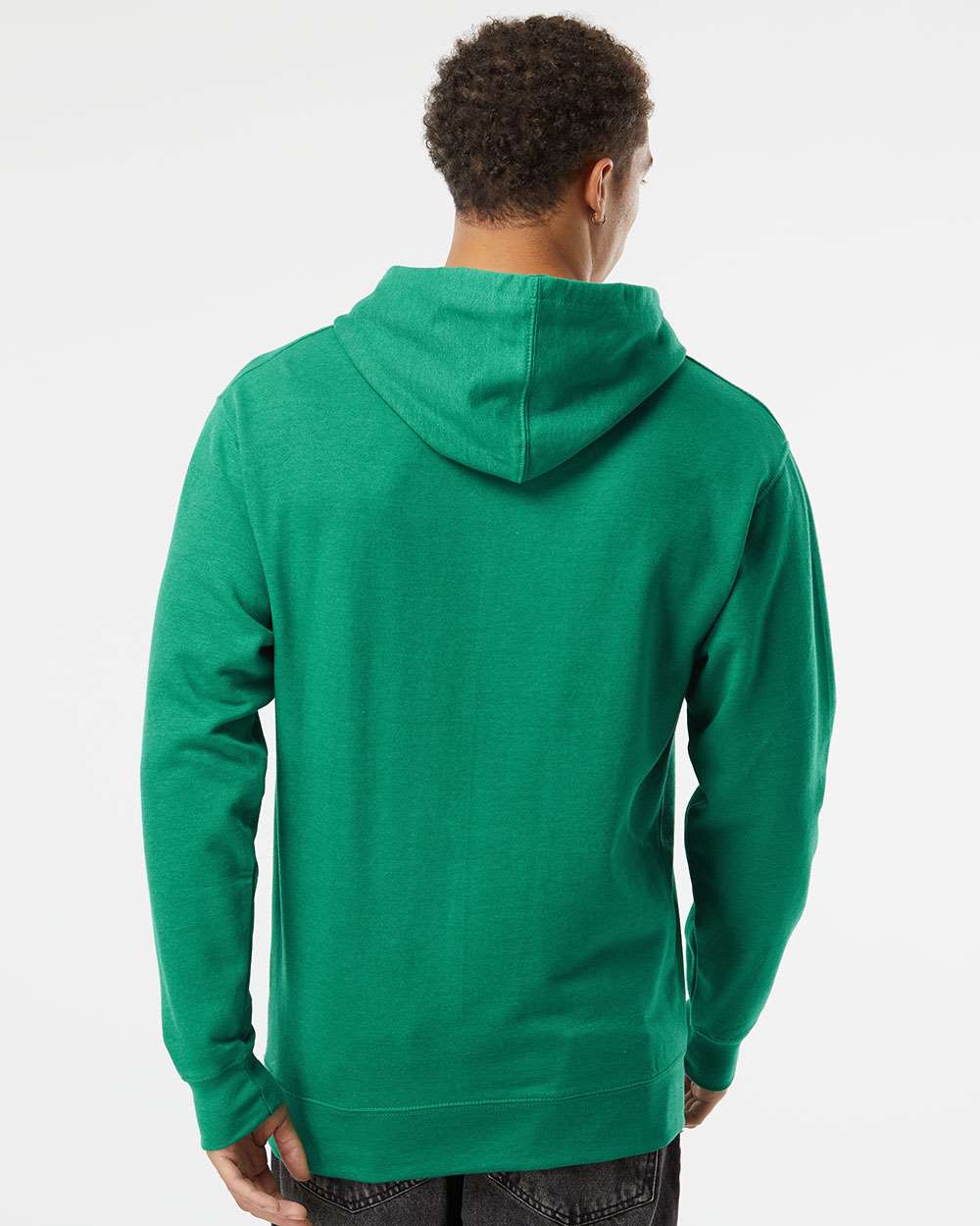 Independent Trading Co. Midweight Hooded Sweatshirt SS4500 #colormdl_Kelly Green Heather