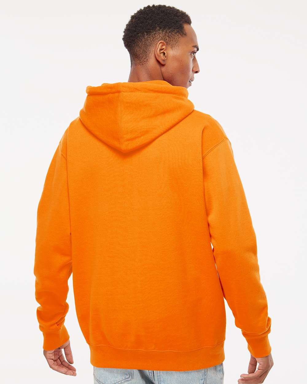Independent Trading Co. Heavyweight Hooded Sweatshirt IND4000 #colormdl_Safety Orange
