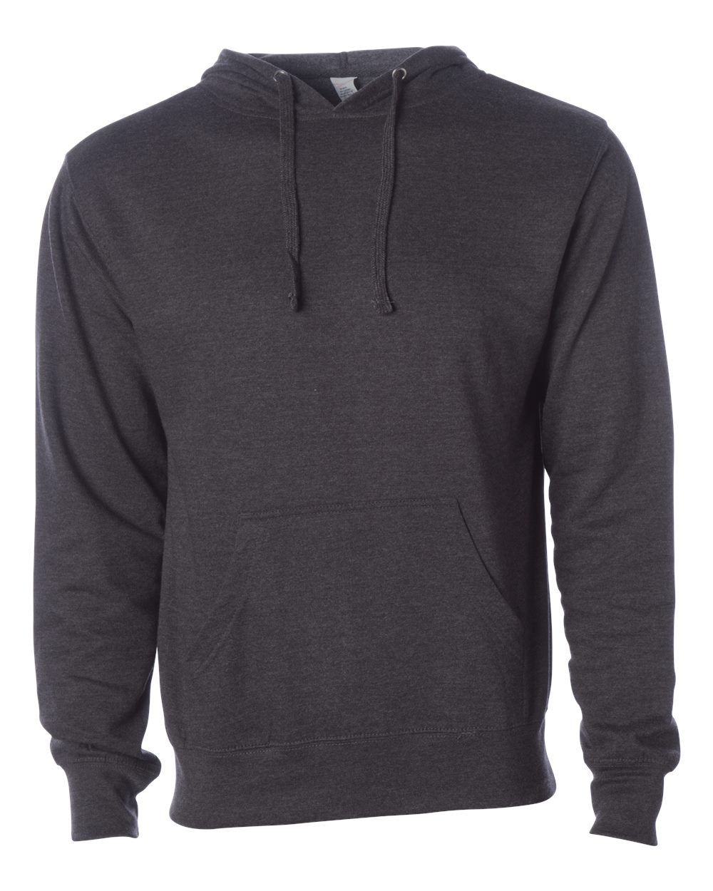 Independent Trading Co. Midweight Hooded Sweatshirt SS4500 #color_Charcoal Heather