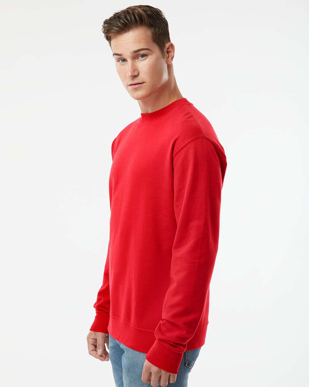 Independent Trading Co. Midweight Sweatshirt SS3000 #colormdl_Red