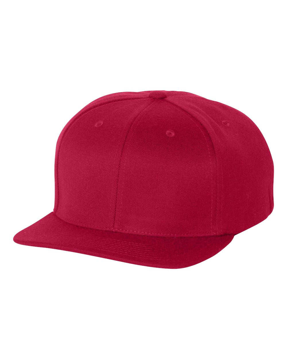 Flexfit 110® Flat Bill Snapback Cap 110F #color_Red