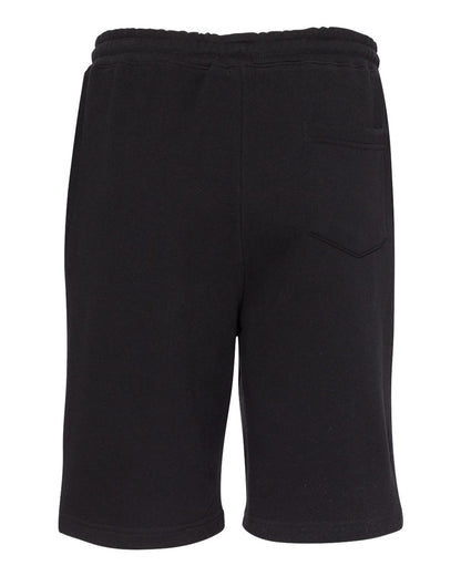 Independent Trading Co. Midweight Fleece Shorts IND20SRT #color_Black