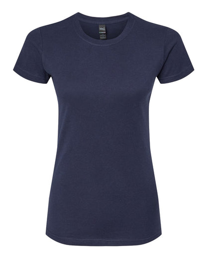 M&O Women's Fine Jersey T-Shirt 4513 #color_Fine Navy
