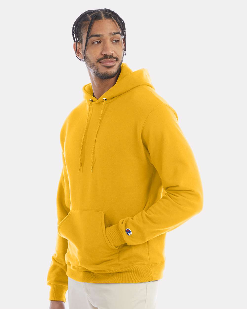 Champion Powerblend® Hooded Sweatshirt S700 #colormdl_Gold