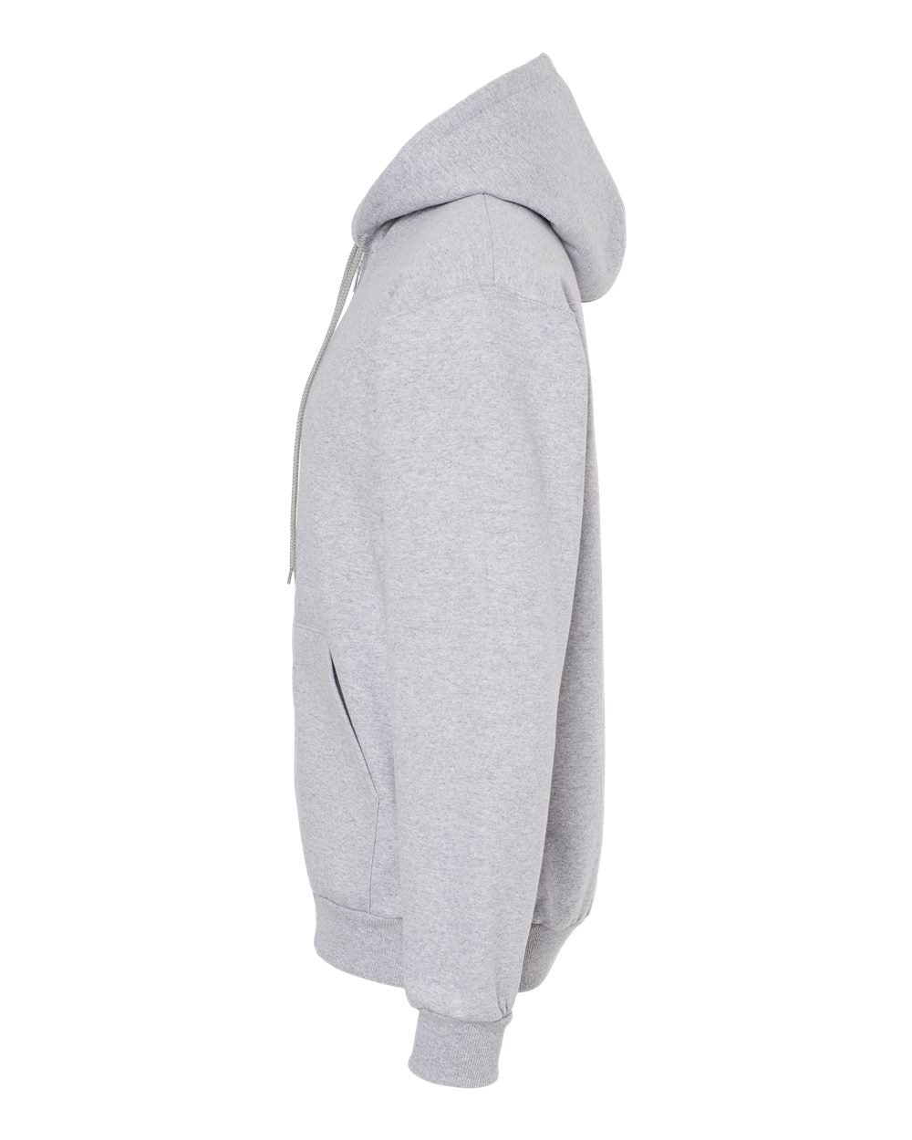 King Fashion Full-Zip Hooded Sweatshirt KF9017 #color_Athletic Grey