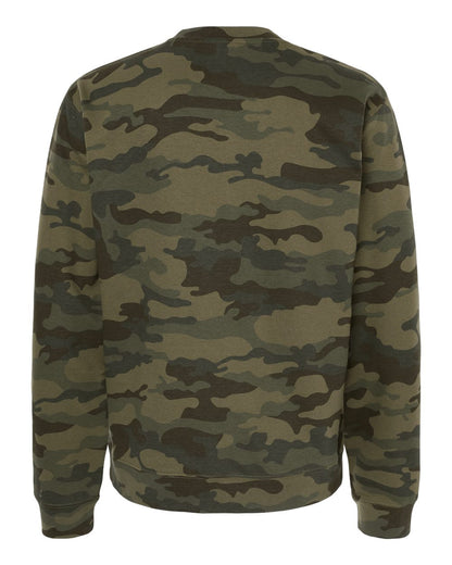 Independent Trading Co. Midweight Sweatshirt SS3000 #color_Forest Camo