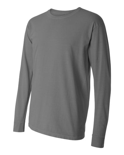 Comfort Colors Garment-Dyed Heavyweight Long Sleeve T-Shirt 6014 #color_Grey