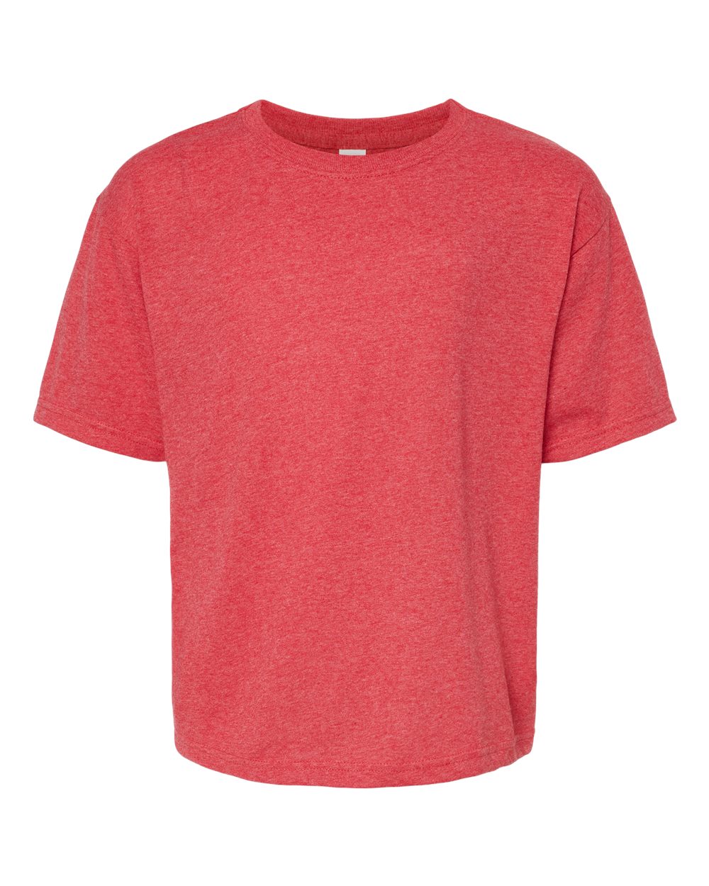 M&O Youth Gold Soft Touch T-Shirt 4850 #color_Heather Red