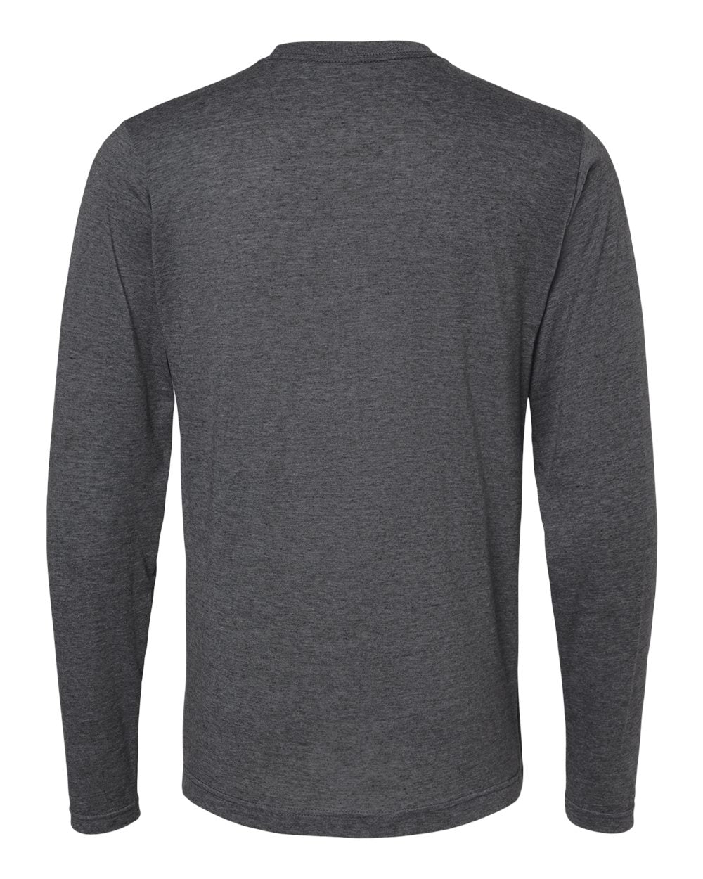 M&O Poly-Blend Long Sleeve T-Shirt 3520 #color_Heather Charcoal