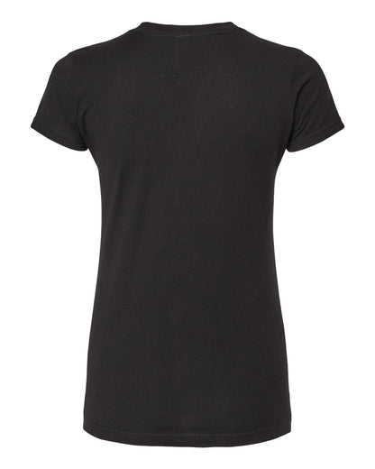 M&O Women's Fine Jersey T-Shirt 4513 #color_Fine Black