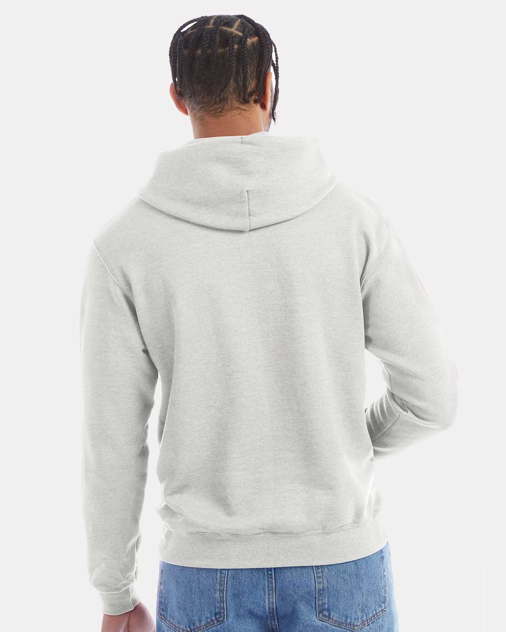 Champion Powerblend® Hooded Sweatshirt S700 #colormdl_Silver Grey