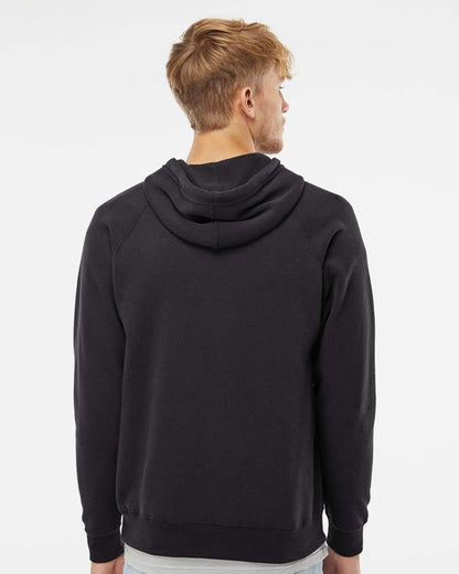 Independent Trading Co. Unisex Special Blend Raglan Hooded Sweatshirt PRM33SBP #colormdl_Black