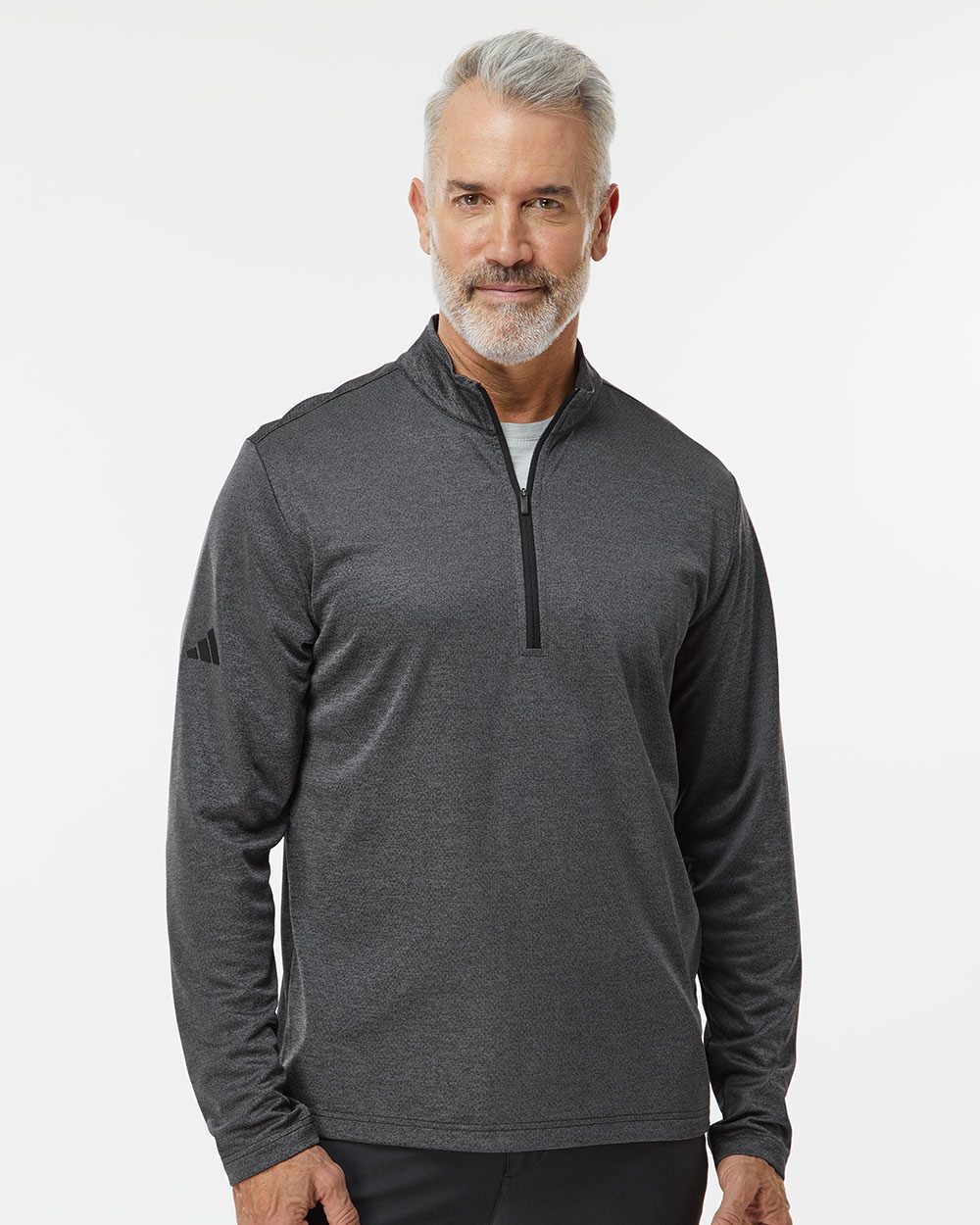 Adidas A593 Space Dyed Quarter-Zip Pullover Adidas A593 Space Dyed Quarter-Zip Pullover