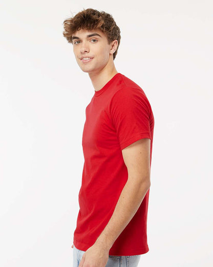 M&O Fine Jersey T-Shirt 4502 #colormdl_Fine Red