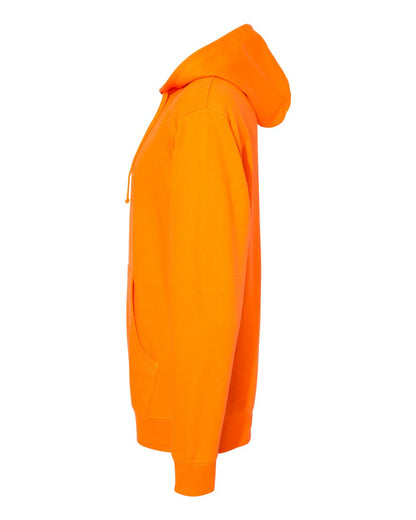 Independent Trading Co. Midweight Hooded Sweatshirt SS4500 #color_Safety Orange