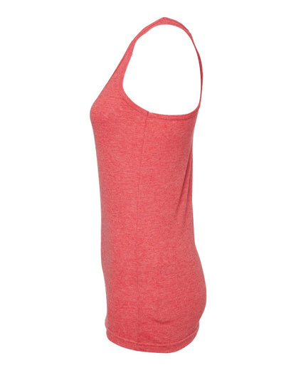 M&O Women's Racerback Blend Tank 3590 #color_Heather Red