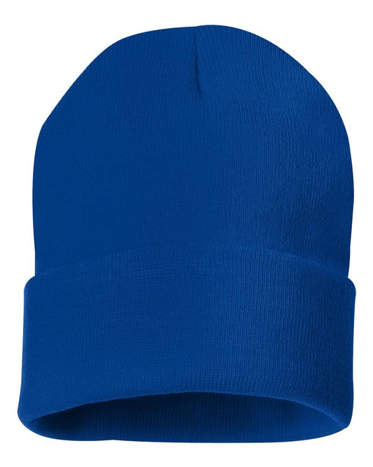 Sportsman Solid 12" Cuffed Beanie SP12