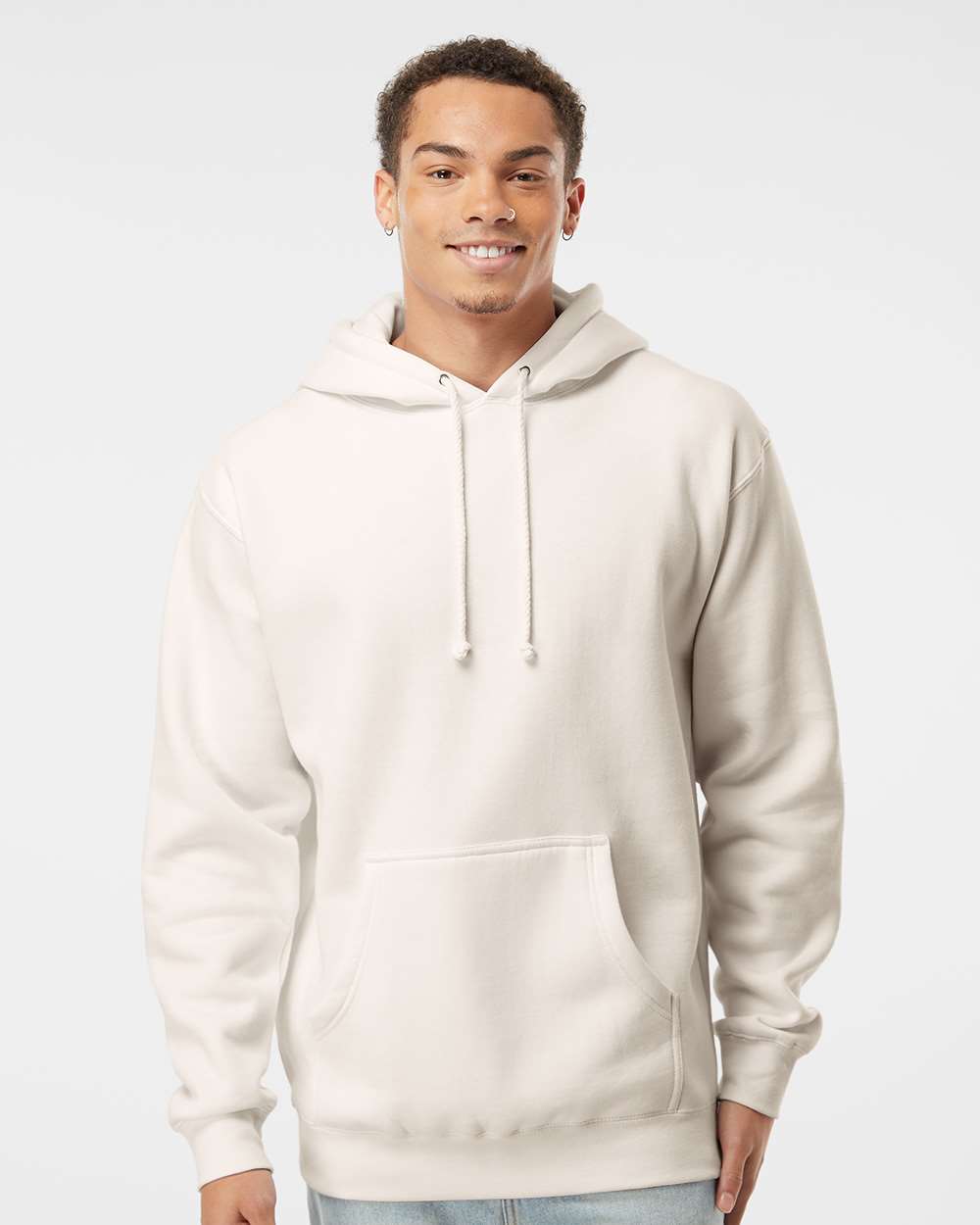 Independent Trading Co. Heavyweight Hooded Sweatshirt IND4000 #colormdl_Bone