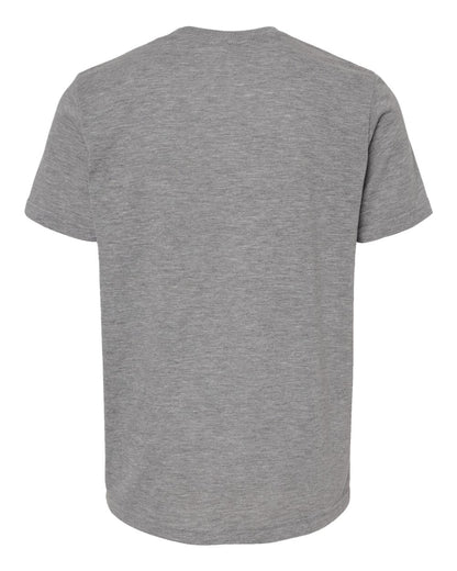 M&O Youth Deluxe Blend T-Shirt 3544 #color_Heather Grey