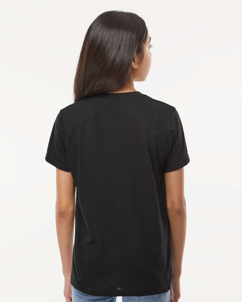 M&O Youth Deluxe Blend T-Shirt 3544 #colormdl_Black