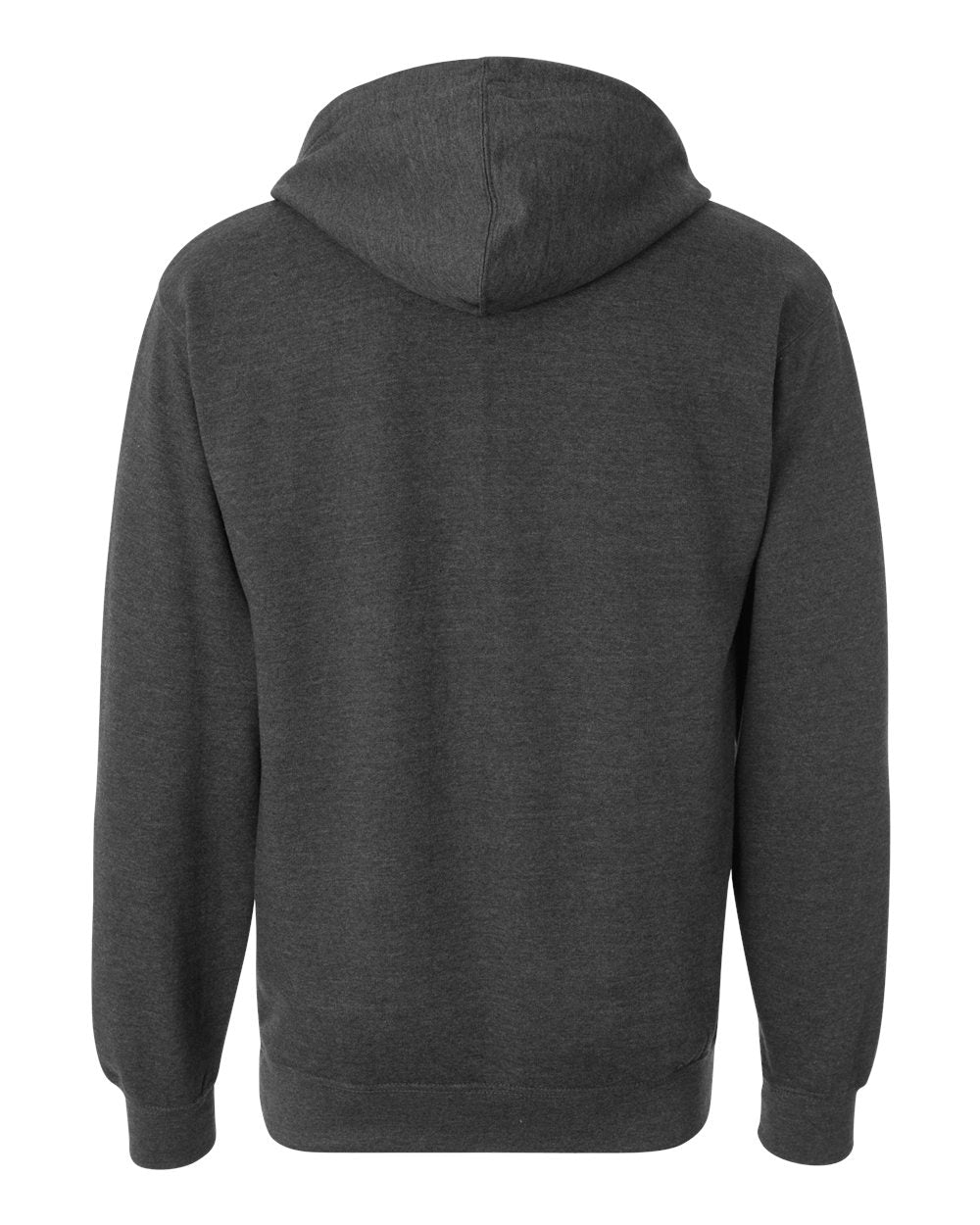 Independent Trading Co. Midweight Hooded Sweatshirt SS4500 #color_Charcoal Heather