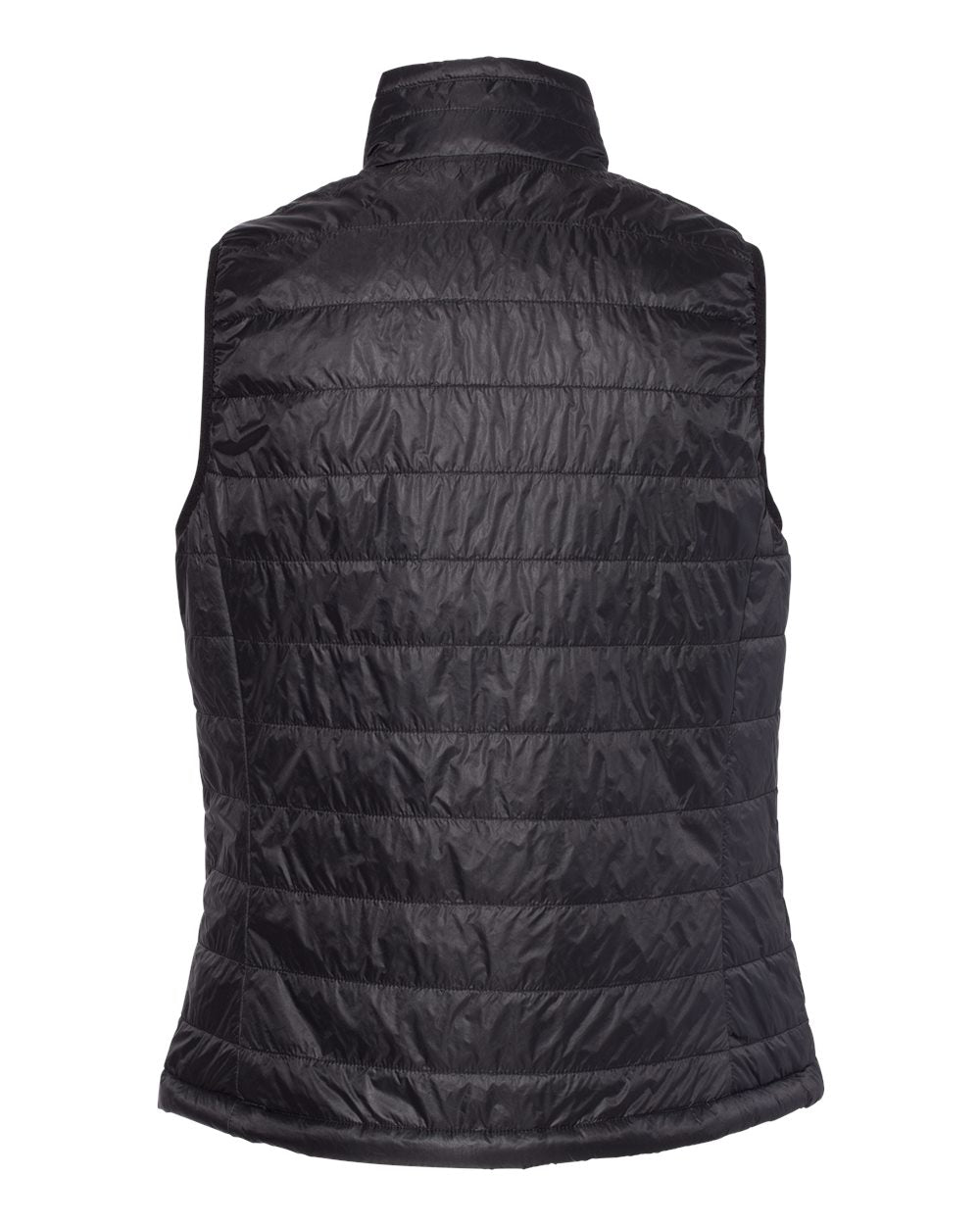 Independent Trading Co. Women's Puffer Vest EXP220PFV #color_Black