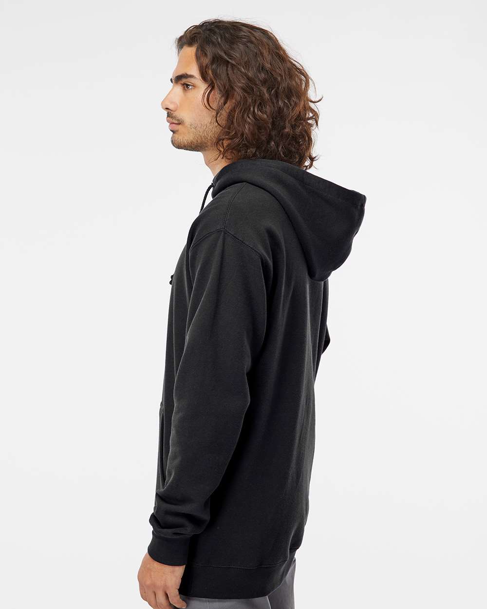 Independent Trading Co. Heavyweight Hooded Sweatshirt IND4000 #colormdl_Black