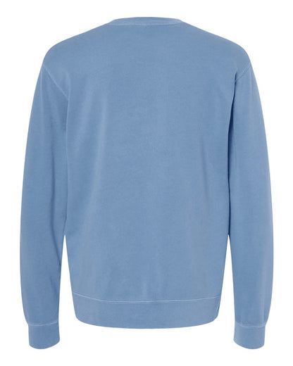 Independent Trading Co. Unisex Midweight Pigment-Dyed Crewneck Sweatshirt PRM3500 #color_Pigment Light Blue