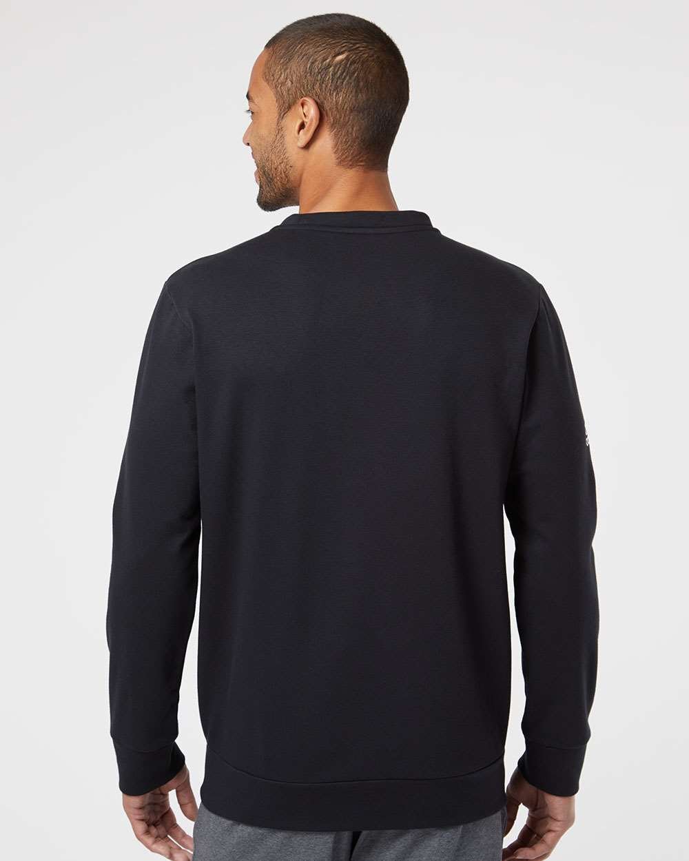 Adidas A434 Fleece Crewneck Sweatshirt #colormdl_Black