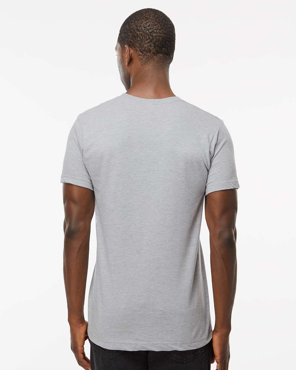 M&O Fine Jersey T-Shirt 4502 #colormdl_Heather Grey