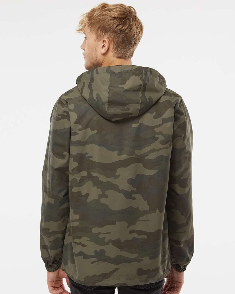 Independent Trading Co. Nylon Anorak EXP94NAW #colormdl_Forest Camo