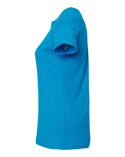M&O Women's Fine Jersey T-Shirt 4513 #color_Fine Turquoise