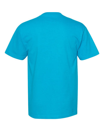 American Apparel Unisex Heavyweight Cotton Tee 1301 #color_Turquoise