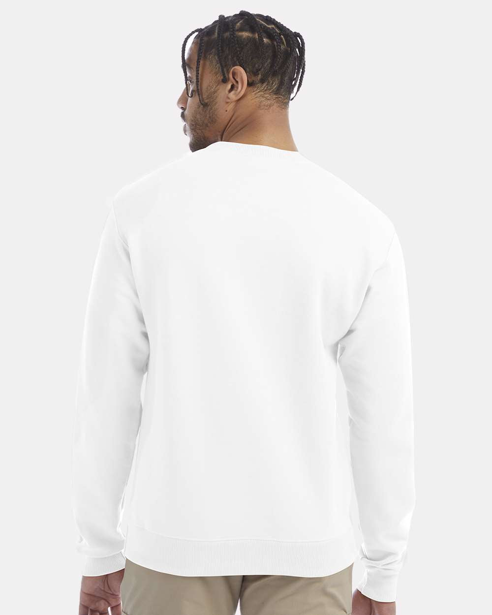 Champion Powerblend® Crewneck Sweatshirt S600 #colormdl_White