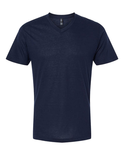 M&O Deluxe Blend V-Neck T-Shirt 3543 #color_Navy